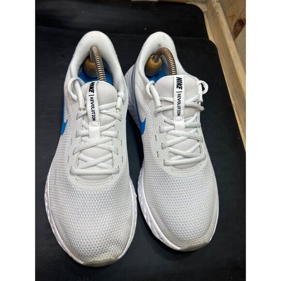 Nike Revolution 5 Extra Wide Photon Dust Photo Blue Running Shoes Size 8.5 - Picture 3 of 9